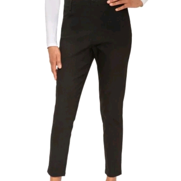 NWT Mario Serrani Ladies' Textured Pull-On Pant Black S M L XL XXL - Picture 1 of 8